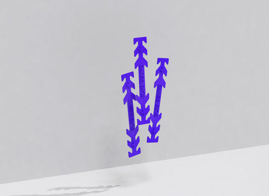 3er Set Ohren-Druckentlaster - Blau | Weiss | Schwarz